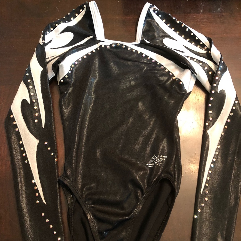 Alpha Factor Long sleeve gymnastics leotard